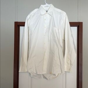 Enro Ultra Pinpoint Elegant White Men's Dress Shirt 16 34-35